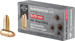 PPU RANGEMASTER 9MM LUGER 124GR FMJ 50RD 20BX/CS