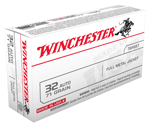 WINCHESTER USA 32 ACP 71GR FMJ-RN 50RD 10BX/CS