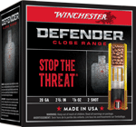 WINCHESTER DEFENDER 20GA 2.75" 7/8OZ #2 25RD 10BX/CS