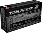 WINCHESTER SUPER SUPPRESSED 9MM LUGER 147GR FMJ 50RD 10B/C