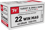 WINCHESTER DYNAPOINT 22WMR 45GR 1550FPS 50RD 40BX/CS