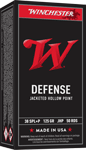 WINCHESTER USA 38 SPECIAL +P 125GR JHP 50RD 10BX/CS