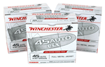 WINCHESTER USA 45 ACP 230GR FMJ-RN 600RD CASE LOT
