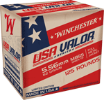 WINCHESTER USA VALOR 5.56X45 62GR GREEN TIP 125RD 10BX/CS