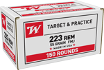 WINCHESTER USA 223 REM 55GR FMJ 600RD CASE LOT