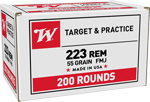 WINCHESTER USA 223 REM 55GR FMJ 800RD CASE LOT