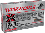 WINCHESTER SUPER-X 223 REM 55GR BTHP 20RD 25BX/CS