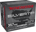 WINCHESTER SILVERTIP 357 MAG 145GR HP 20RD 10BX/CS