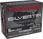 WINCHESTER SILVERTIP 9MM LUGER 147GR HP 20RD 10BX/CS