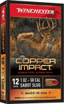 WINCHESTER 12GA COPPER IMPACT 1OZ SABOT SLUG 5RD 20BX/CS
