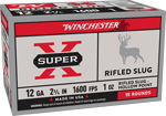 WINCHESTER SUPER-X 12GA 2.75" 1OZ SLUG 15RD 10BX/CS