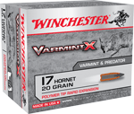 WINCHESTER VARMINT-X 17 HORNET 20GR 20RD 10BX/CS
