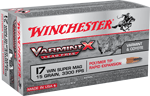 WINCHESTER VARMINT X 17 WSM 15GR LEAD FREE 50RD 10BX/CS <