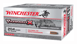 WINCHESTER VARMINT-X 204 RUGER 32GR POLYMER TIP 20RD 10BX/CS