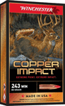 WINCHESTER COPPER IMPACT 243 WIN 85GR 20RD 10BX/CS