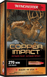 WINCHESTER COPPER IMPACT 270 WIN XP 130GR 20RD 10BX/CS