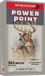 WINCHESTER SUPER-X 303 BRITISH 180GR POWER POINT 20RD 10BX/CS