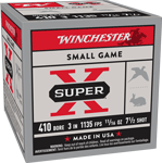 WINCHESTER SUPER-X 410 3" 11/16OZ #7.5 25RD 10BX/CS