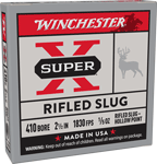 WINCHESTER SUPER-X 410 2.5" 1/5OZ RIFLED SLUG 5RD 50BX/CS