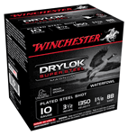 WINCHESTER DRYLOK 10GA 3.5" 1-5/8OZ BB 1350FPS 25RD 10BX/C