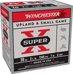 WINCHESTER SUPER-X 20GA 2.75" 1OZ #6 1165FPS 250RD CASE LOT