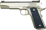 COLT GOLD CUP TROPHY 45ACP 5" 8RD STAINLESS BLUE G10 GRIPS