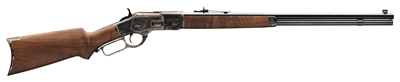 WINCHESTER 1873 SPORTER 357/38 SP OCT/BLUED 24" CASE COL PG