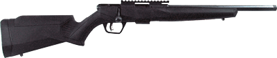 SAVAGE B17FV-SR 17HMR 16.25" HEAVY BBL THREADED BLACK SYN