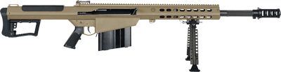 BARRETT M107A1 RIFLE 50BMG 20" FLUTED 1:15" 10RD FDE