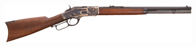 CIMARRON 1873 SHORT RIFLE 357/38 20" CC/BLUED WALNUT