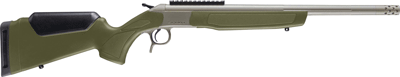 CVA SCOUT TD V3 450BM 22" STAINLESS/OD GREEN SYNTHETIC