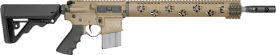 RRA LAR15 PREDATOR2 223 WYLDE 6 POS STK 16" BBL ROCKOTE TAN