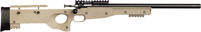 CRICKETT PRECISION RIFLE 22LR BLUED/FDE THREADED BARREL