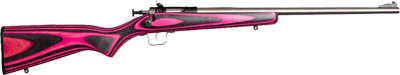 CRICKETT RIFLE G2 22LR S/S PINK/BLACK LAMINATE