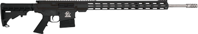GLFA AR10 RIFLE 243 WIN 24" S/S BBL 5-SHOT BLACK