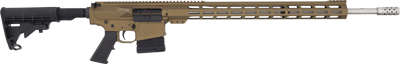 GLFA AR10 RIFLE 243 WIN 24" S/S BBL 5-SHOT BRONZE