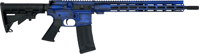 GLFA AR15 BATTLEWORN 223 WYLDE 16" NIT BBL ROYAL BLUE<
