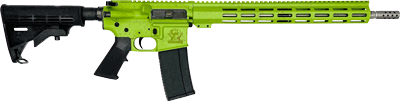 GLFA AR15 SPLATTER 223 WYLDE 16" S/S BBL ZOMBIE GREEN