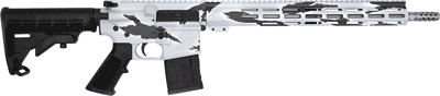 GLFA AR15 450 BUSHMASTER 18" S/S BBL PURSUIT SNOW CAMO