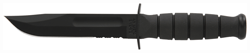 KA-BAR SHORT KA-BAR 5.25" SERR W/PLASTIC SHEATH