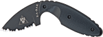 KA-BAR TDI KNIFE 2.31" SERRATED W/SHEATH BLACK