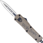 COBRATEC MEDIUM FS3 OTF WE THE PEOPLE 3" DAGGER NON SERRATED