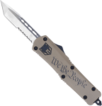COBRATEC MEDIUM FS3 OTF WE THE PEOPLE 3" TANTO SERRATED