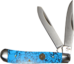 ABKT ROPER SERIES STONE PEANUT PEANUT 2-BLADE TURQUOISE