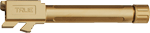 TRUE PRECISION FOR GLOCK 17 BARREL THREADED GOLD TIN