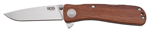 SOG KNIFE TWITCH II SATIN POLISH WOOD HANDLE