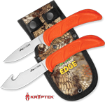OUTDOOR EDGE WILD PAIR SKINNER /CAPER WITH MOSSY OAK SHEATH